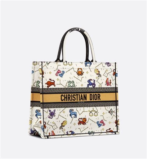 dior book tote multicolor dior in lights embroidery|PRE.